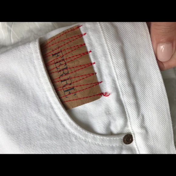 Gianfranco Ferre denim miniskirt Size IT40/26 - Picture 4 of 5